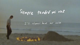 Danny Schiller  Siempre Tendré Mi Voz Lyric Video [upl. by Solenne]