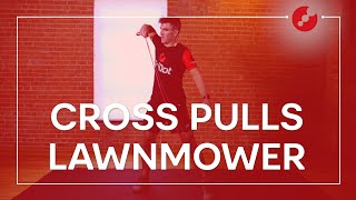 Cross Pulls Lawnmower  TriDot Strength Drill Series [upl. by Romelda]