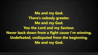 Beckah Shae  Me and my God lyrics [upl. by Ericha]