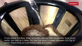 BODUM® How to Make Pour Over Coffee [upl. by Earvin984]