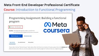 Coursera Programming Assignment Building a Functional Program [upl. by Amice290]