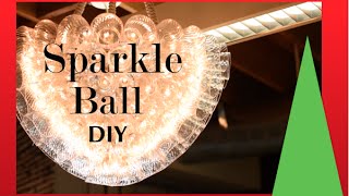 Christmas Decorations  Sparkle Ball Demonstration [upl. by Tracey621]