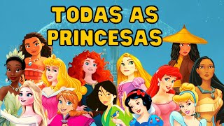 TODAS AS PRINCESAS DISNEY  Princesas Disney em Ordem Cronológica [upl. by Kris]