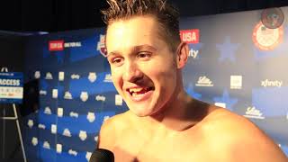 Cals Keaton Jones on Making Olympic Team quotIts Backstroke U for a reasonquot [upl. by Krahling]