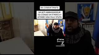 EYINDI NA EMBASSADE DU CONGO À PARIS DESTITUÉ PAR LES COMBATTANTS FALLY IPUPA [upl. by Lantz]