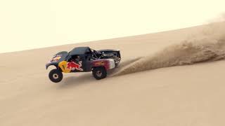 MotoGP star Jorge Lorenzo and Dakar winner Nasser AlAttiyah play in the dunes [upl. by Jackelyn]