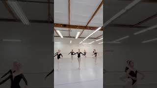 Lets perform the Pirouettes Combination in the center Vaganova training in California dance [upl. by Origra]