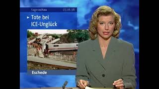 Tagesschau vom 03061998  Zugunglück von Eschede [upl. by Wetzel66]