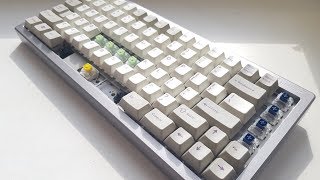 ⌨ KBD75 with KailhBox Jades amp Navys amp Yellow [upl. by Eittak]