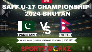 PAKISTAN VS NEPAL  SAFF U17 Men’s Championship 2024 BHUTAN [upl. by Aeneas640]