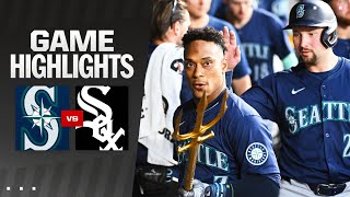 Mariners vs White Sox Game Highlights 72624  MLB Highlights [upl. by Llenej175]