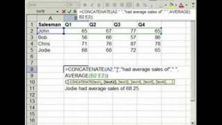 How to combine cells  Concatenate cells in Excel [upl. by Nodab610]