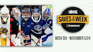 Enbridge OHL Saves of the Week Nov 5 2024 [upl. by Xeno188]