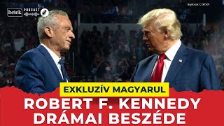 Robert F Kennedy Trump harcolni fog a CIA a BlackRock és a Big Pharma ellen [upl. by Atilef]