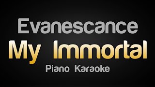 Evanescence  My Immortal Karaoke Version [upl. by Harberd800]