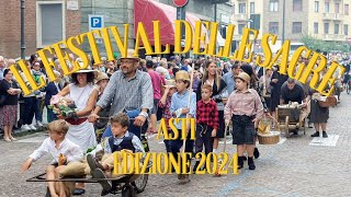 La sfilata del Festival delle Sagre di Asti 2024 [upl. by Bonis]