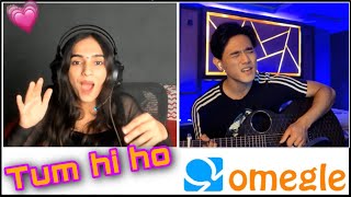 Indian Girl Falls In Love When I Sing This HINDI MASHUP On OMEGLE  Sobit Tamang [upl. by Priebe772]