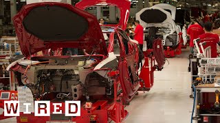 How the Tesla Model S is Made  Tesla Motors Part 1 WIRED [upl. by Leodora]