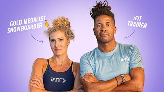 iFIT Train for Snowboarding Series feat Lindsey Jacobellis [upl. by O'Neill791]