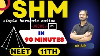 Complete SHM In 90 Minutes  SHM Class 11 physics  SHM Class 11  SHM Class 11 Physics NEET  NEET [upl. by Anirrehs196]