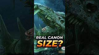 What is the GARGANTUAN LEVIATHANS CANON SIZE Subnautica Content [upl. by Erfert]