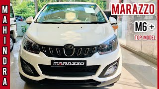 2021 Mahindra Marazzo M6 🔥 Top Model walkaround review features and on road price [upl. by Ardnazil39]