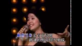 Lu Bian de Yehua Bu Yao Cai Dont Pick the Roadside Wildflowers  Teresa Teng [upl. by Franky]