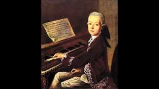 W A Mozart  KV 10  Sonata for keyboard amp flute in B flat major [upl. by Airbas]