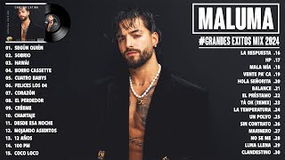 MALUMA GRANDES ÉXITOS MIX 2024  ÁLBUM COMPLETO 2024  MEJOR COLECCIÓN DE CANCIONES DE MALUMA 2024 [upl. by Irual]