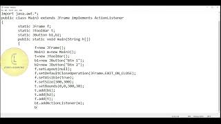 Java  Swing class JToolBar  add ActionListener  CodeLearning [upl. by Krissy721]