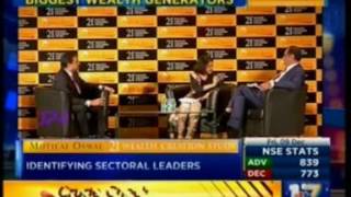 Fireside Chat on 21st Wealth Creation Study with Mr Raamdeo Agrawal on CNBC TV18 [upl. by Jovia]