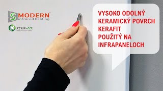 infrapanely S MODERN odolnosť keramického povrchu KERAFIT [upl. by Rida304]