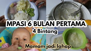 Resep MPASI 6 BULAN PERTAMA  MPASI ANTI GTM  MPASI 4 BINTANG [upl. by Rainwater]