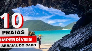 AS MELHORES PRAIAS DE ARRAIAL DO CABO RJ  com muitas dicas importantes [upl. by Aidroc]