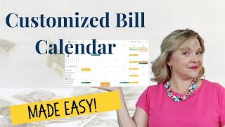 How to Create a Monthly Bill Calendar  EASY in Google Calendar [upl. by Pravit852]