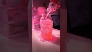 asmr pink yummy drink [upl. by Yornek952]