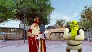 Met Shrek en Sinterklaas in Roozendaal [upl. by Akiaki599]