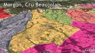 Beaujolais Crus tour with Google Earth [upl. by Ugo889]