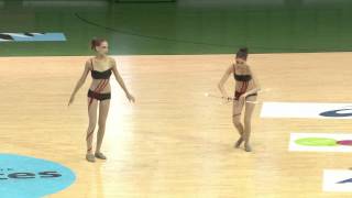 Twirling Bâton N3 Duo cadet Villeneuve sur Lot [upl. by Nirret]