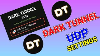 How to setup Dark Tunnel VPN with UDP settings for secure online browsing [upl. by Threlkeld]