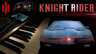 Knight Rider Theme Piano Cover Knight Rider Intro  knight rider soundtrack [upl. by Neirda]