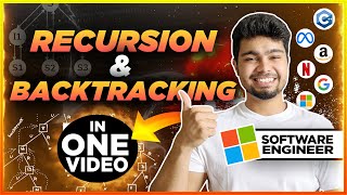 Recursion and Backtracking in one Video 🔥  DSA by Nishant Chahar  Curious Chahar [upl. by Nikita]