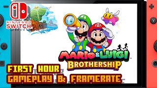 Mario amp Luigi Brothership  Nintendo Switch  Framerate amp Gameplay [upl. by Meikah]