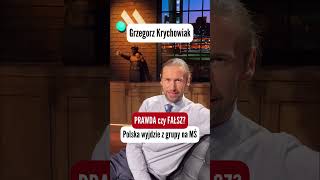 „POLSKA WYJDZIE Z GRUPY” PRAWDA CZY FAŁSZ Z KRYCHOWIAKIEM SHORT [upl. by Keel]