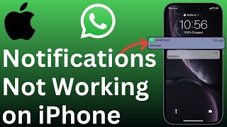 FIXED WhatsApp Notifications Not Showing or Working on iPhone Unless I Open App [upl. by Nialb118]