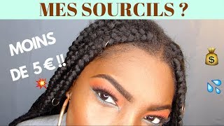 TUTORIEL  SOURCILS ON FLEEK ET PAS CHERS 💜  NODRA [upl. by Ahsap]