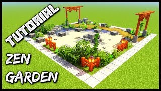 How To Build A Zen Garden  Minecraft Tutorial [upl. by Trude392]