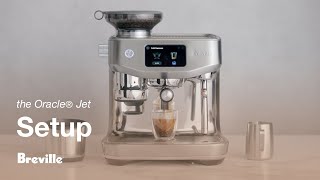 the Oracle® Jet  Unboxing and setting up your coffee machine  Breville AU [upl. by Aicenav]