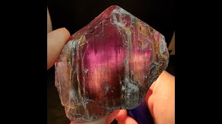 Rare GemQuality Pink Diaspore Color Change Gemstone Csarite 785 ct 553 oz [upl. by Bein95]