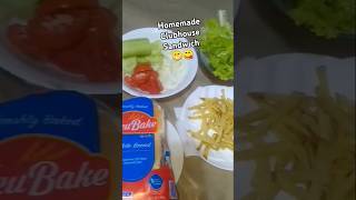 Homemade Clubhouse Sandwich yummyfood healthyfood sandwich [upl. by Miles]